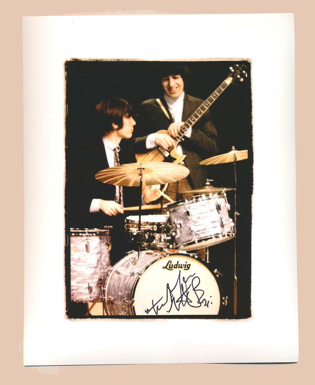 Charlie Watts Rolling Stones drummer REAL hand SIGNED Photo Poster painting #2 COA Autographed