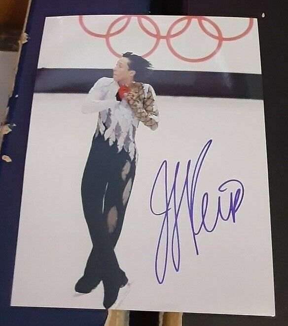 Johnny Weir 2x Olympic Figure Skating SIGNED AUTOGRAPHED 8x10 Photo Poster painting Dancing Star