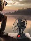 Air Circulator Fan Rechargeable Portable Camping Fan 2 Speed Settings for Car RV