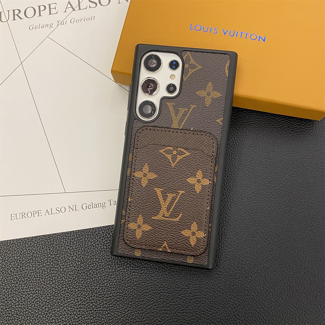 LV Classic LV Trunk Back Card Holder Samsung Phone Case Galaxy S Series ProCaseMall