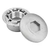 Aluminum Line Trimmer Head Replacement Parts with 4 Line for Grass Lawn Trimmer