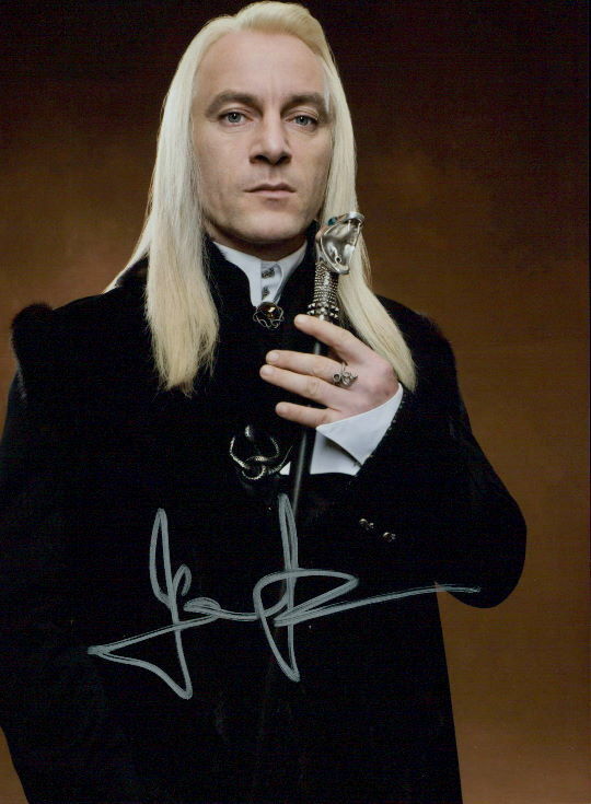 Jason Isaacs (Harry Potter) in-person signed 8x10 Photo Poster painting COA