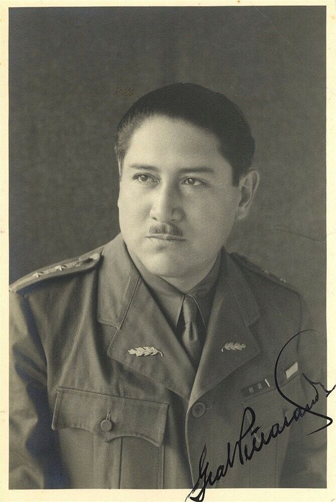 ENRIQUE PENARANDA Signed Photo Poster paintinggraph - Bolivia President / General - Preprint