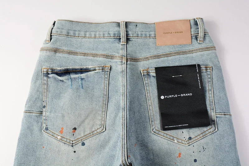 Purple Fashion Jeans 5071
