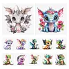 12pcs Cute Dragon-11CT Stamped Cross Stitch Set 12.5*12.5cm/4.92*4.92in tapestrymarket