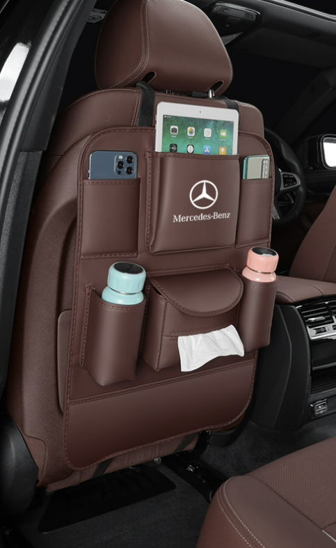 Car seat back storage bag