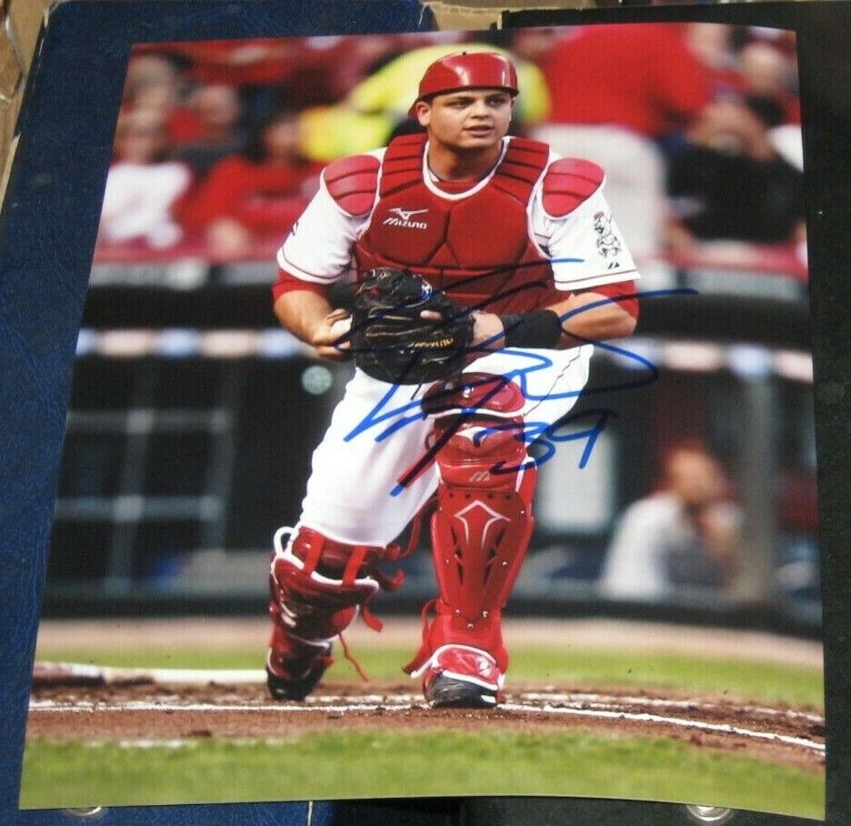 Devin Mesoraco Cincinnati Reds SIGNED AUTOGRAPHED 8x10 Photo Poster painting COA Baseball MLB