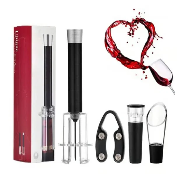 Air Pump Cork Remover Wine Bottle Opener Set 