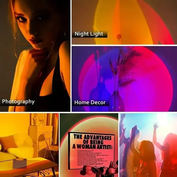 Intelligentes, wiederaufladbares LED-Nachtlicht mit Bewegungssensor &ndash; RGB-Farbverlauf-Ambientebeleuchtung