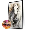(40*70cm)Horse - Full Round Drill Diamond Painting