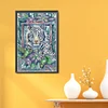 >SALE<Full Embroidery Cotton Thread14CT Print Tiger Mother and Son Cross Stitch36x50cm