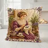 Victorian Girl DIY 11CT 3-Strand Printed Cross Stitch Kit 45x45cm