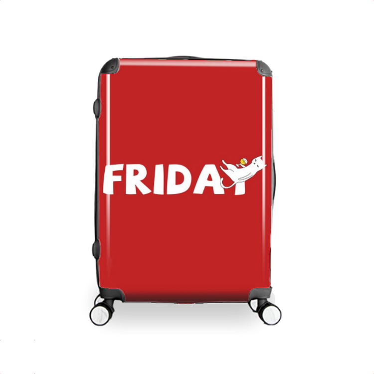 Cat Drinking Beer On Friday, Cat Hardside Luggage