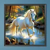 Diamond Painting-DIY Full Round Drill Horse(40*40 CM)