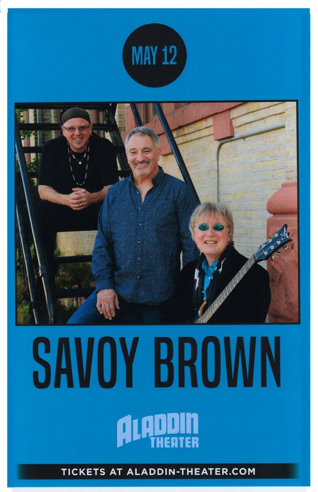 SAVOY BROWN 2019 Gig POSTER Portland Oregon Concert