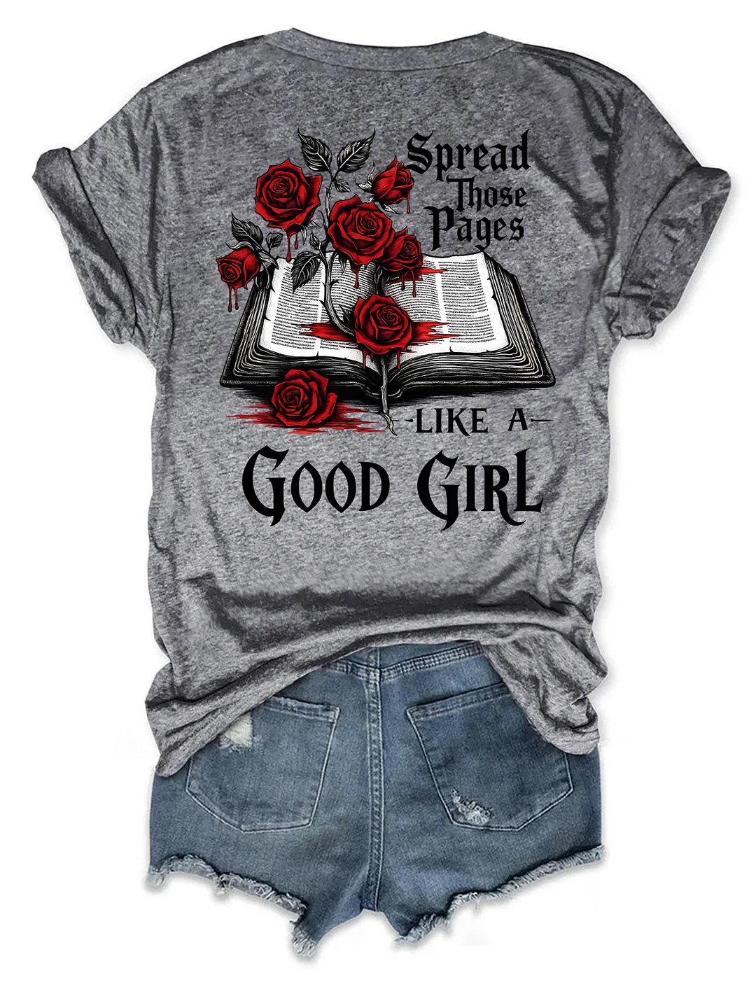 Spread Those Pages Like A Good Girl T-shirt
