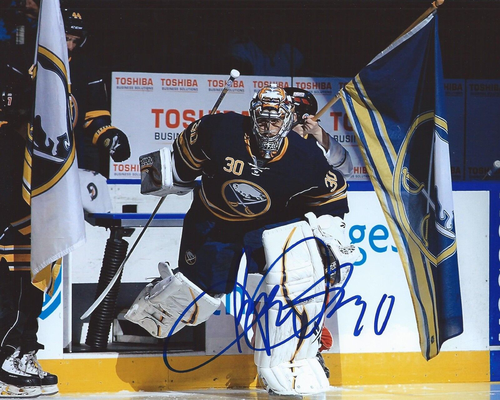 Ryan Miller Signed 8x10 Photo Poster painting Buffalo Sabres Autographed COA