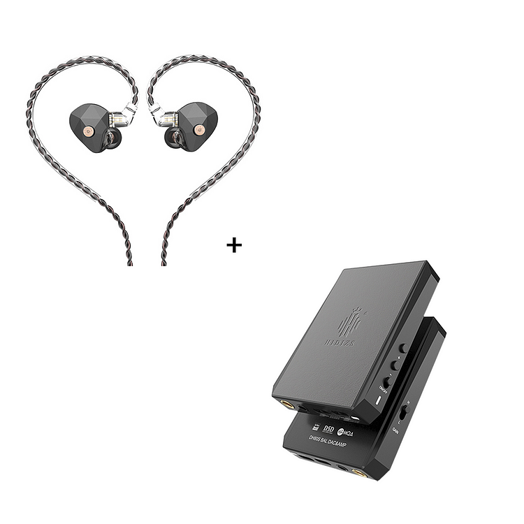 MM2 Earphones+ DH80S Portable Balanced DAC & AMP Bundles