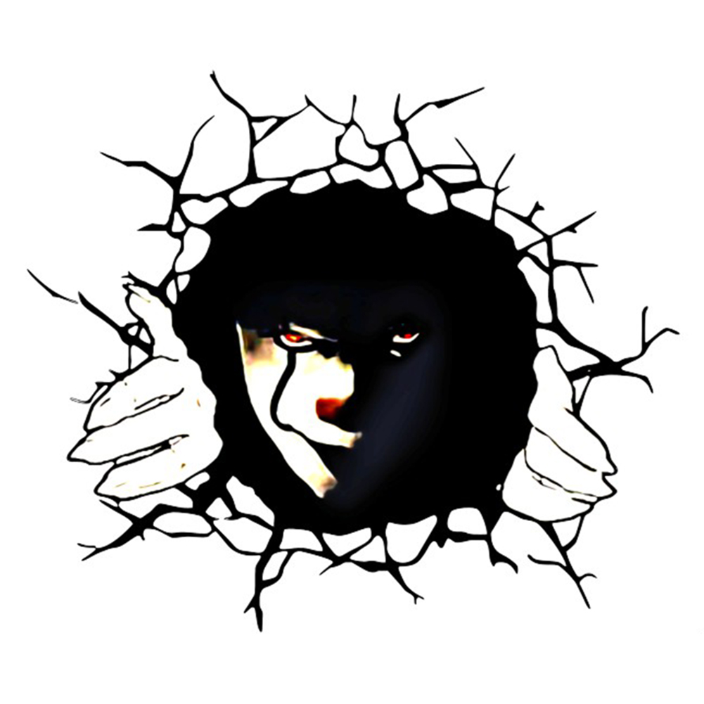 

Car Styling Stickers Scary Horror Halloween Auto Body Decals PVC Graphics, 40*34, 501 Original