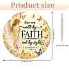 Diamond Painting Acrylic Single-Sided Drill Praying Angel Faith Sign Pendant for Home Decor