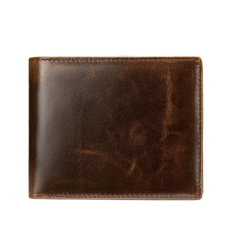 Anti-Theft Classic Vintage Leather Durable Wallets WIth Large Capacity