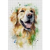 (Stamped/Counted) Golden Retriever-11CT Cross Stitch 40*60cm(Big Size)