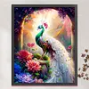 White Peacock Full Stamped Cross Stitch Kit 11CT 3-Strand 50x65cm Animal Series