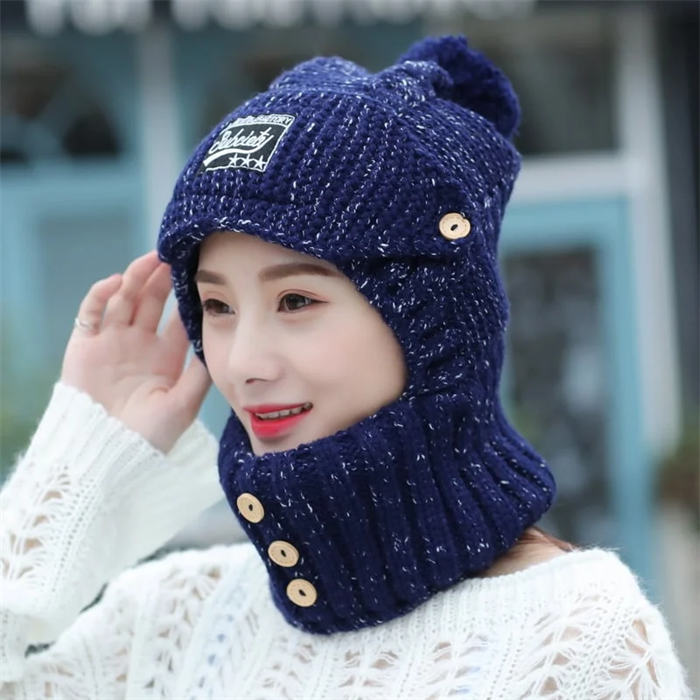 (🎄CHRISTMAS SALE NOW-48% OFF) 2 in 1 Mask Scarf Knitted Hat