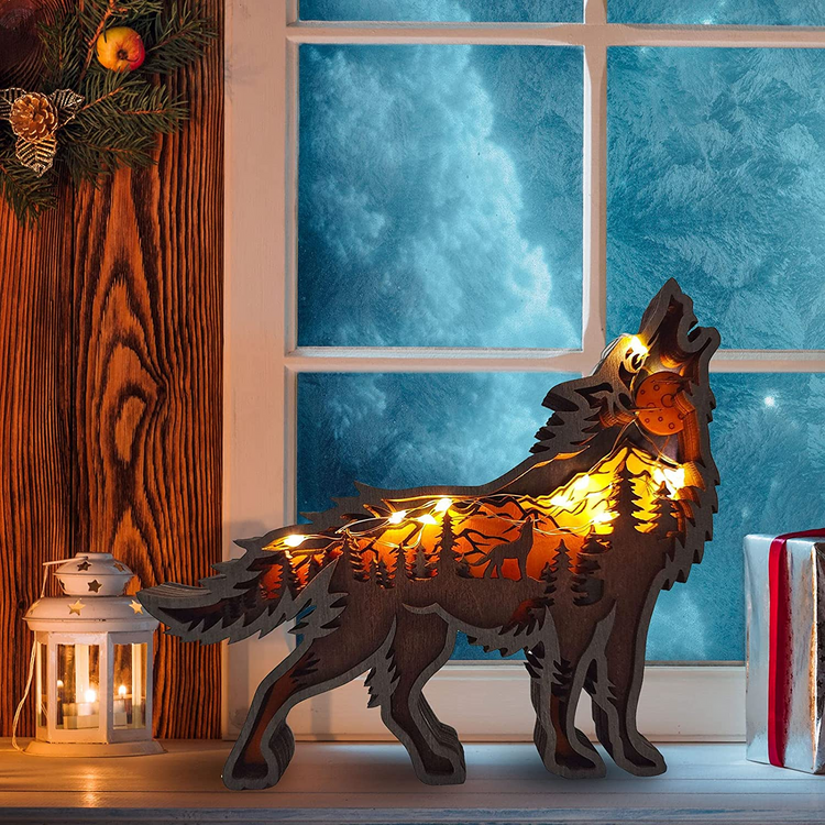 Christmas animal carving lights CSTWIRE