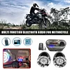 12V Motorbike Sound System Stereo Speakers Waterproof Remote Control for Outdoor