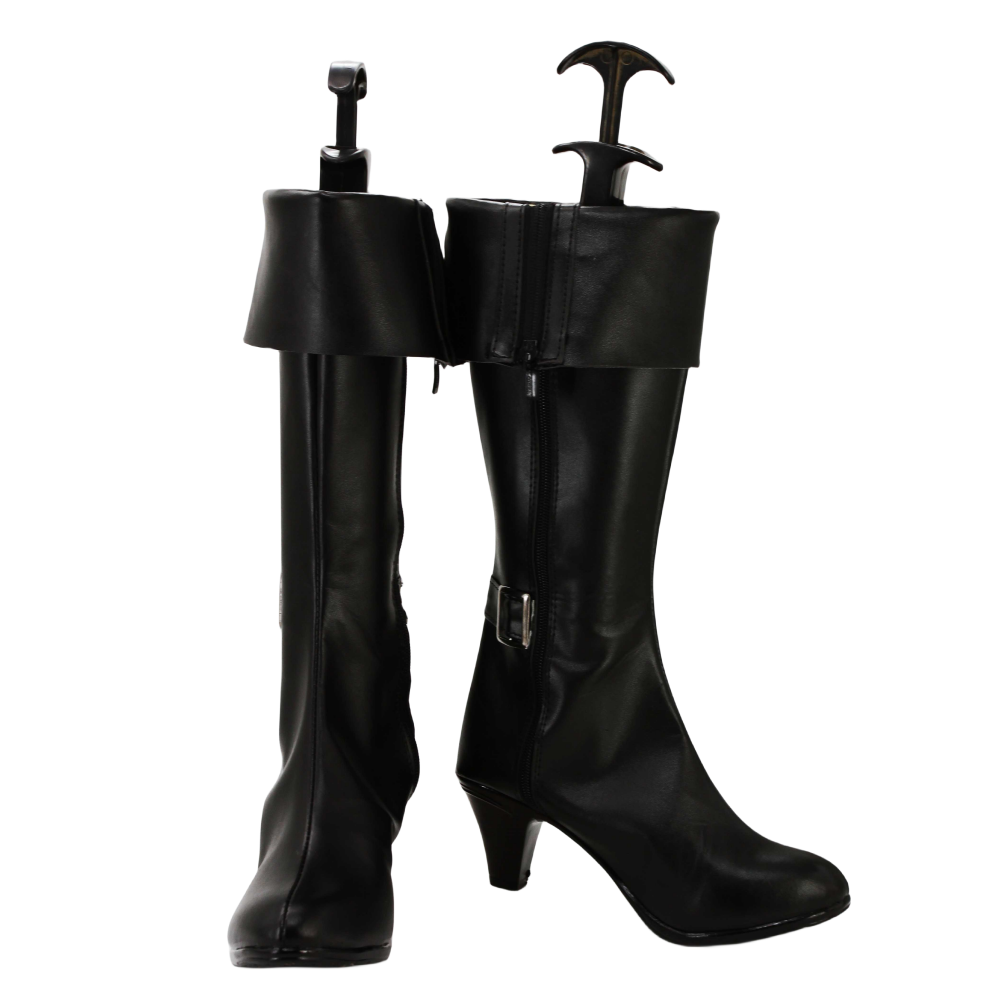 Game Resident Evil 4 Ada Wong Black Shoes Boots Cosplay Accessories Halloween Carnival Props