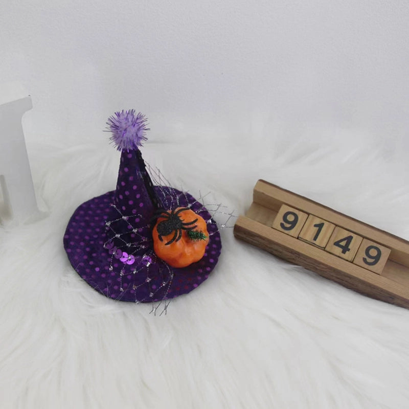 Halloween Funny Pumpkin Spider Skull Synthetic Resin Alloy Party Festival Cosplay Party Accessories Party Supplies