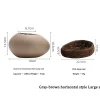 Eggshell Shaped Ceramic Bowl, Oval irregular Opening Tableware, Creative And Distinctive Restaurant Tableware