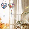 2pcs Bird Diamond Painting Double-sided Crystal Window Suncatcher Craft Set Birthday Gifts Home Garden Decor Hanging Kit