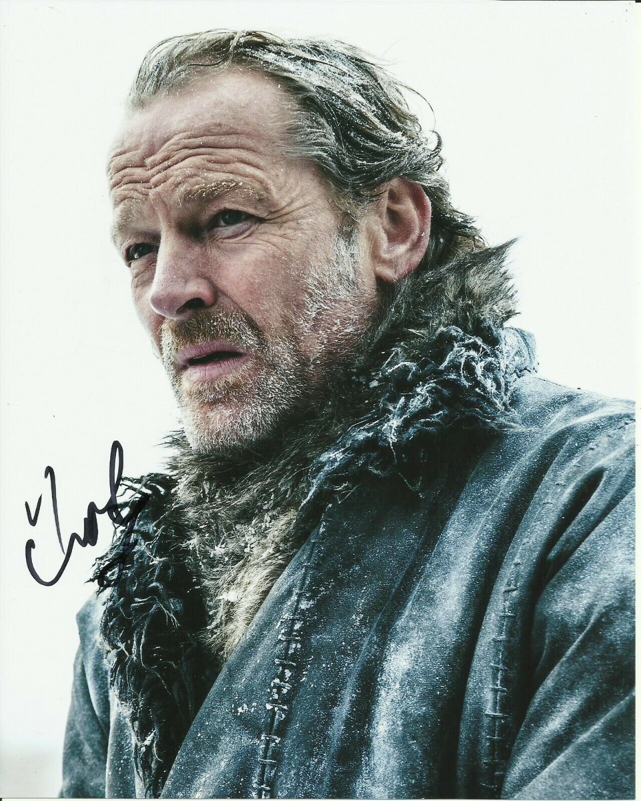 IAIN GLENN SIGNED GAME OF THRONES Photo Poster painting UACC REG 242 (2)