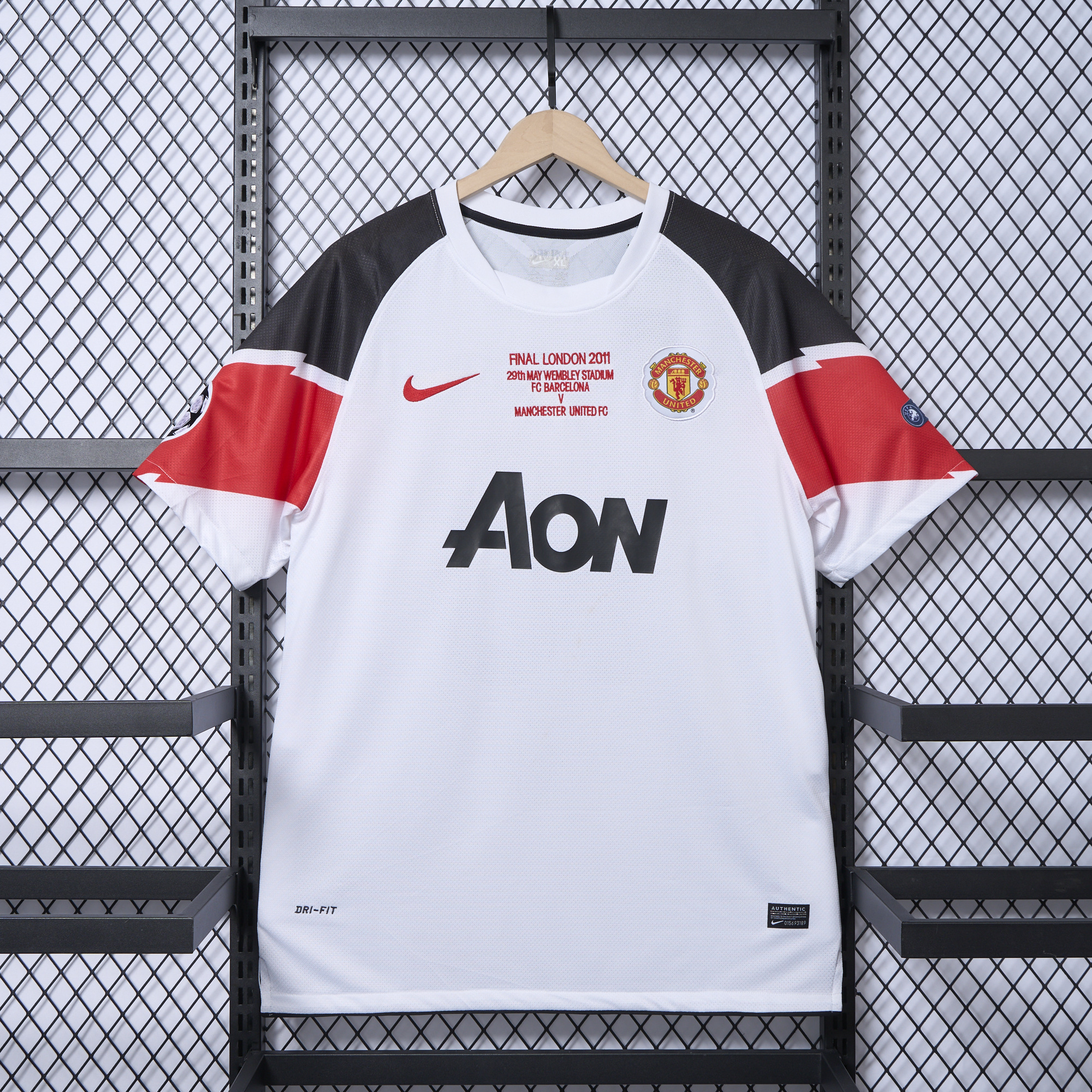 Manchester United Retro 10-11 Away Jersey - Champions League Final Version
