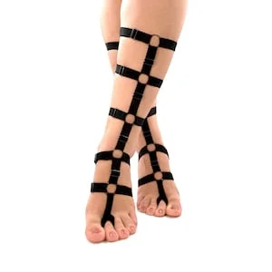 pornhint Pornhint Playful Foot Harness Lingerie with Adjustable Straps &aacute; Elastic Foot Fetish Accessory for Slave and Master Cosplay &aacute; Sexy Pole Dance Outfit