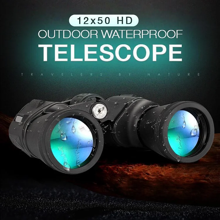 12 x 50 HD Waterproof Binoculars Telescope