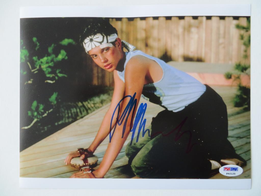 Ralph Macchio Signed Karate Kid Authentic Autographed 8x10 Photo Poster painting PSA/DNA #P92125