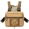 Outdoor Sports Chest Bag Trendy Functional Travel Backpack Oxford Cloth Vest Bag