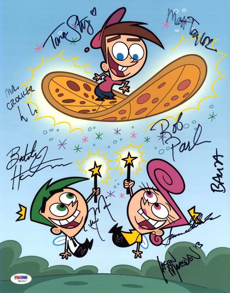 Fairly OddParents CAST MULTI SIGNED 11x14 Photo Poster painting +9 FULL LETTER PSA/DNA AUTOGRAPH