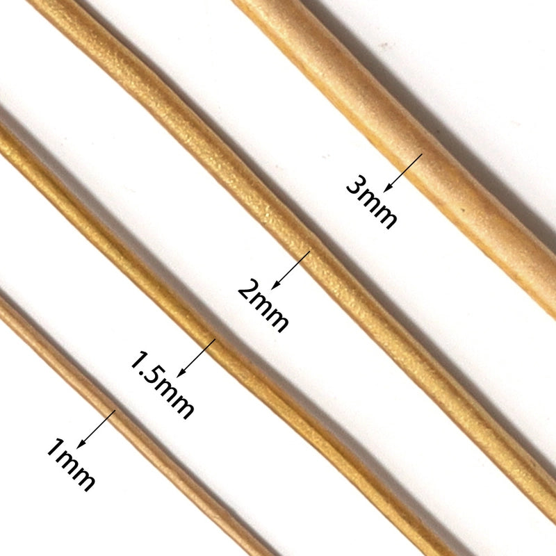 1 Piece Minimalist Solid Color Leather Rope Jewelry Accessories