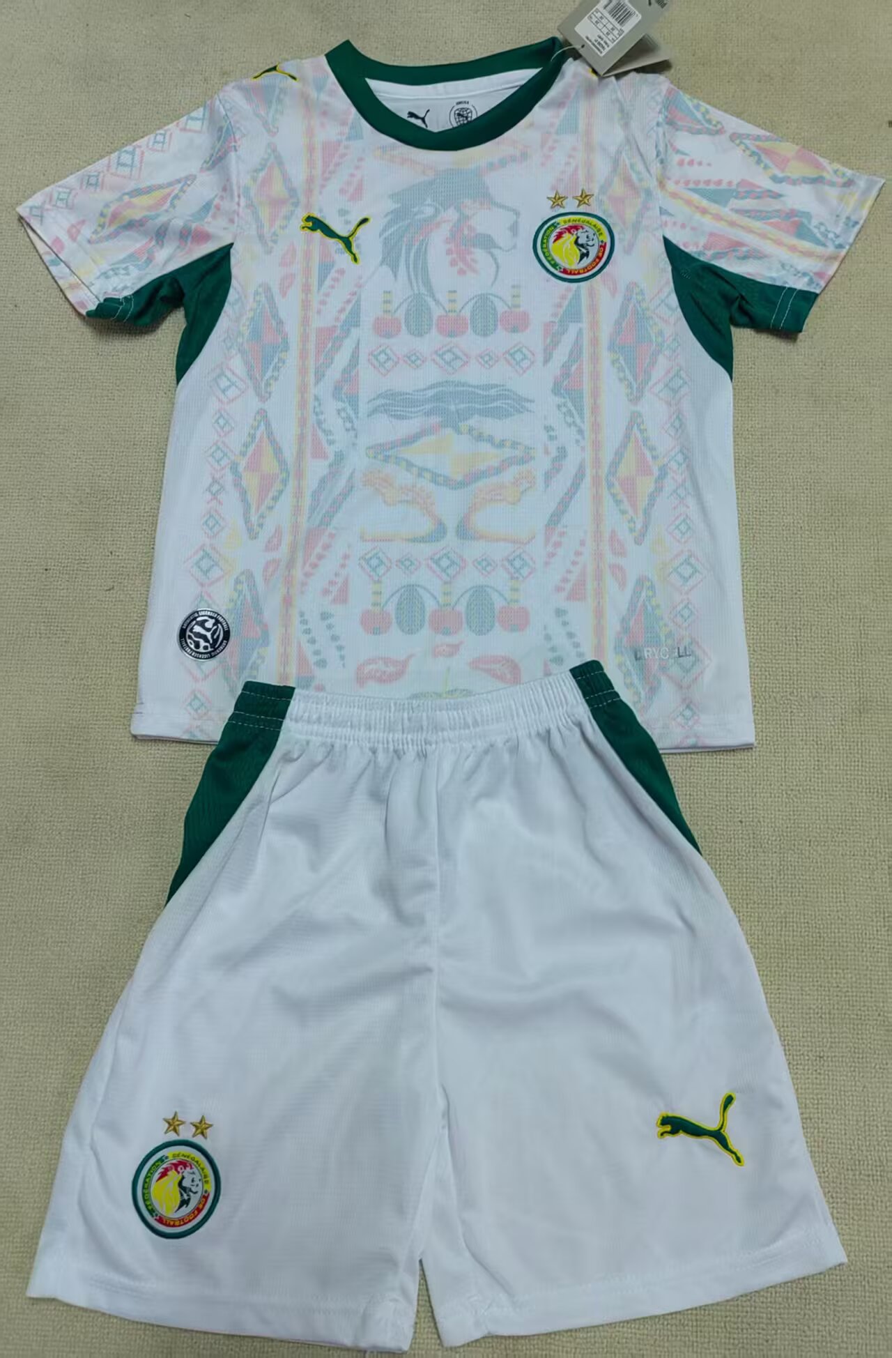 2026 Kids Size Senegal Home Football Jersey 