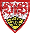 1pcs Fußball VfB Stuttgart doppelseitig - 5D DIY Bastel Schlüsselanhänger