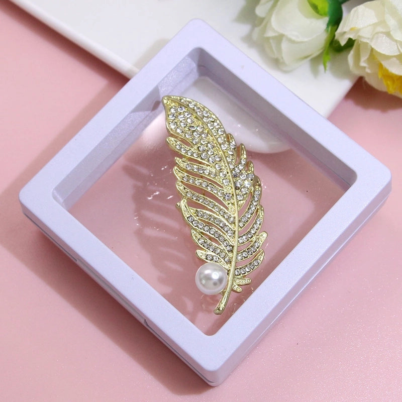 Basic Modern Style Classic Style Pin Animal Flower Alloy Plating Inlay Artificial Pearls Rhinestones Women’s Brooches
