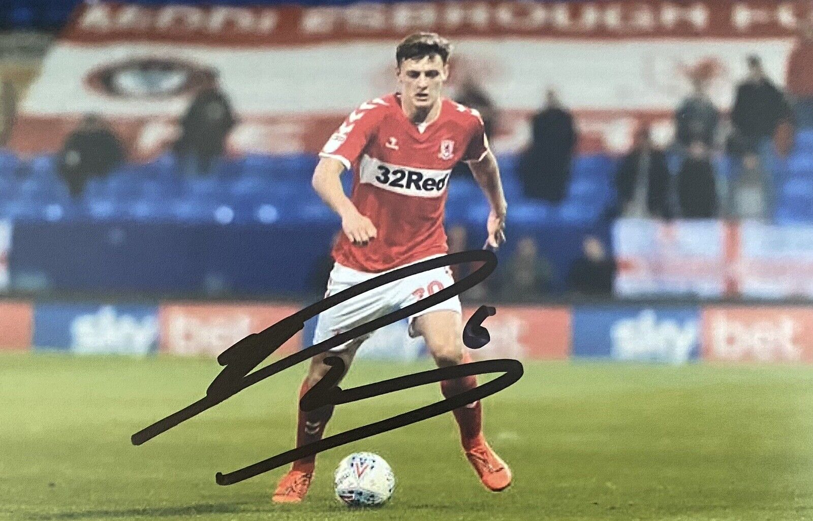 Dael Fry Genuine Hand Signed Middlesbrough 6X4 Photo Poster painting 3