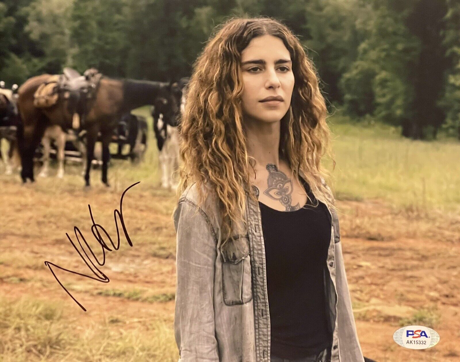 Nadia Hilker Signed Autographed The Walking Dead 8x10 Photo Poster painting PSA/DNA