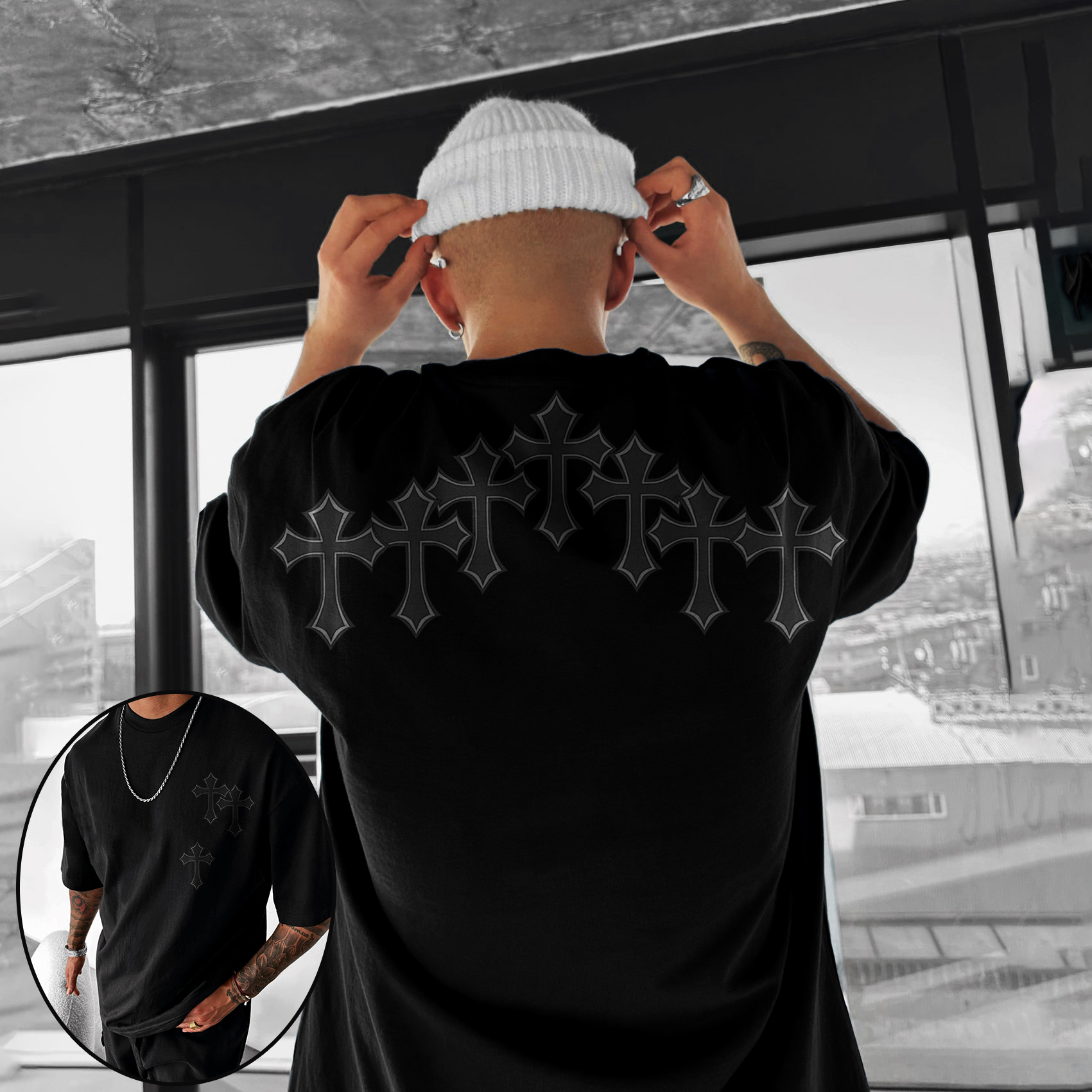 Oversize Cross Tee