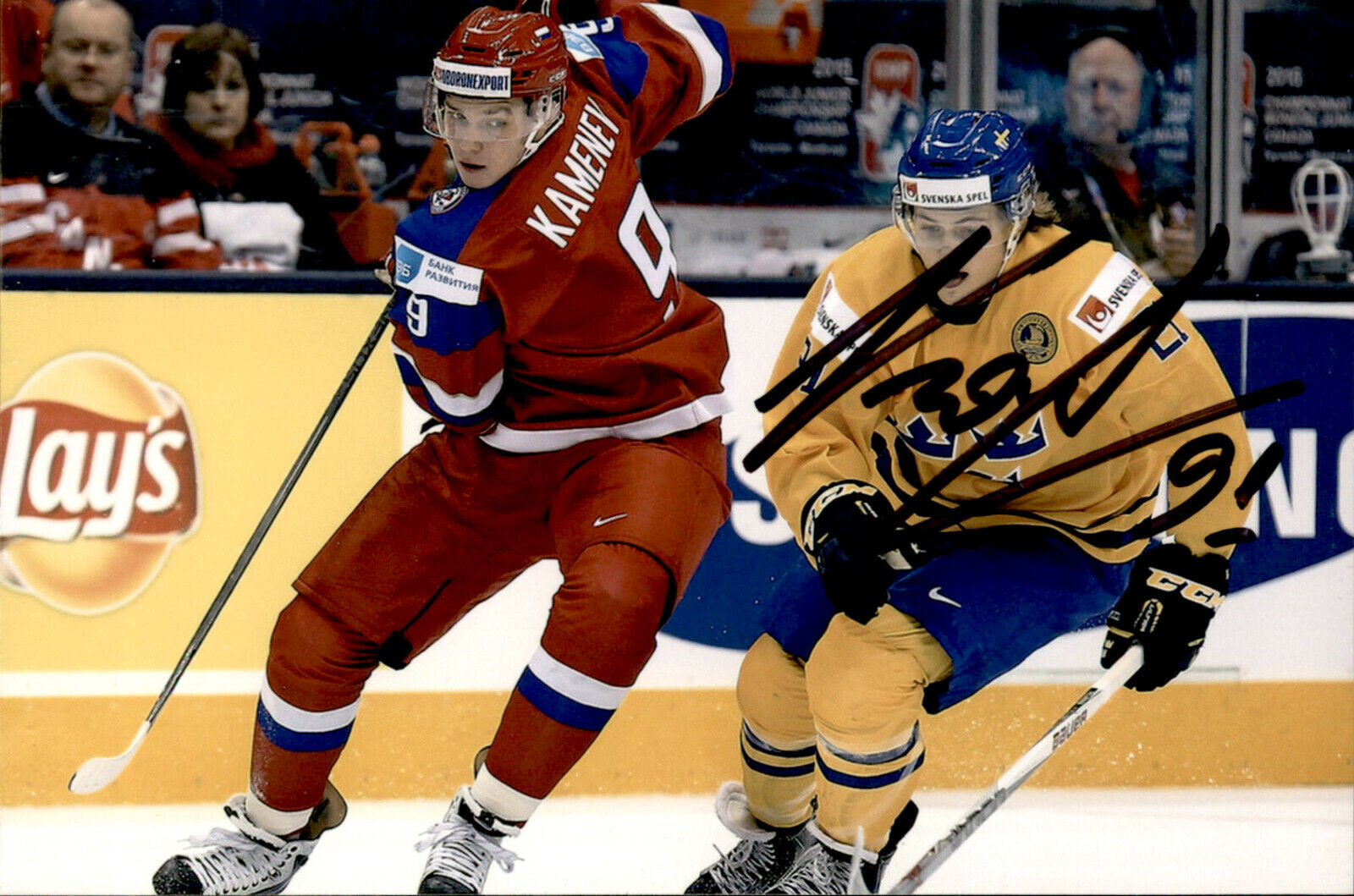 Vladislav Kamenev SIGNED 4x6 Photo Poster painting COLORADO AVALANCHE / TEAM RUSSIA