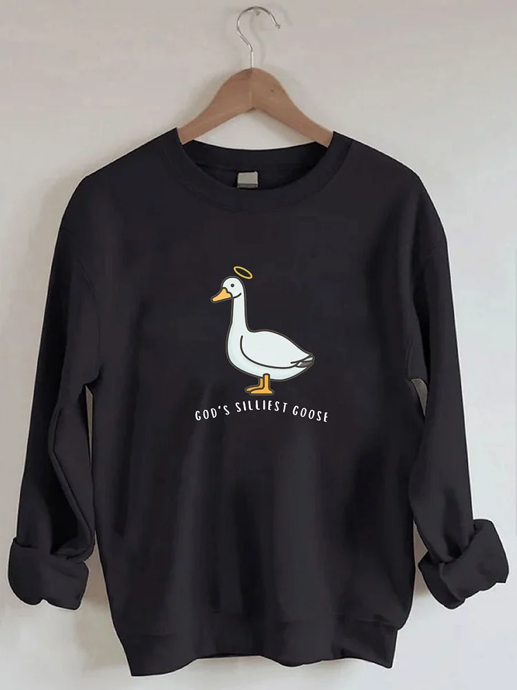 God's Silliest Goose Sweatshirt socialshop